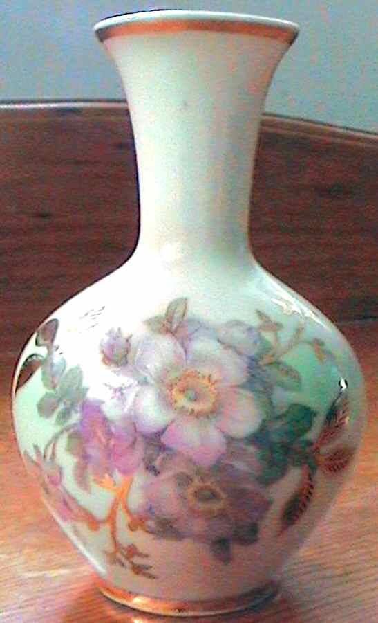 Wild Rose (Smooth) 4" Bud Vase by Schumann - Bavaria-1