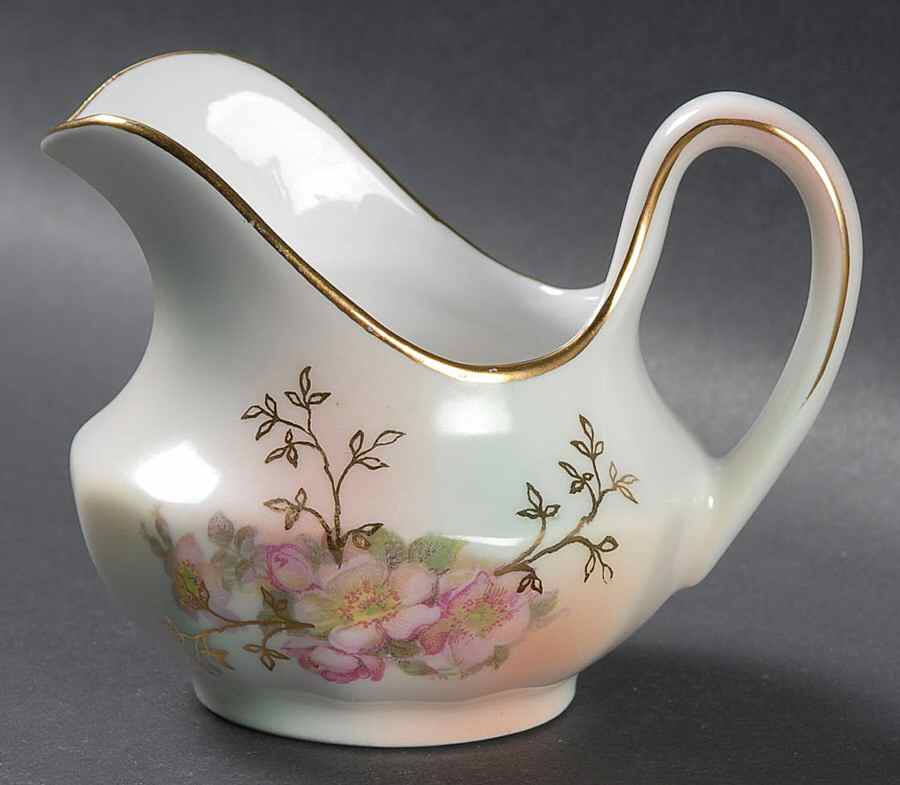 Wild Rose (Smooth) Creamer by Schumann - Bavaria-1