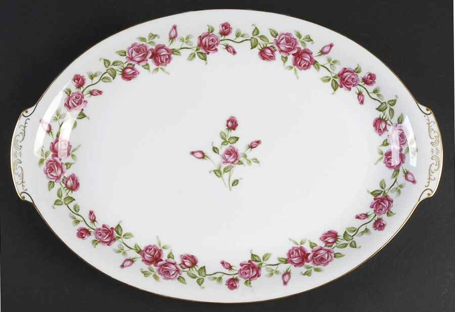 Garland 14" Oval Serving Platter by SC Japan-1