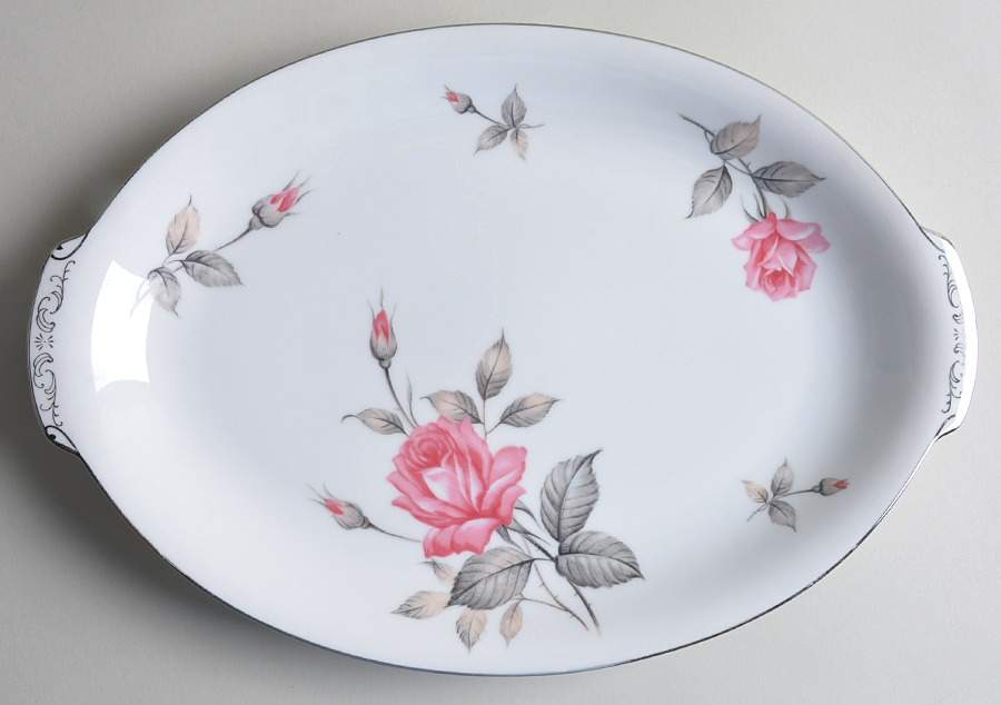 Venna 14" Oval Serving Platter by SC Japan-1
