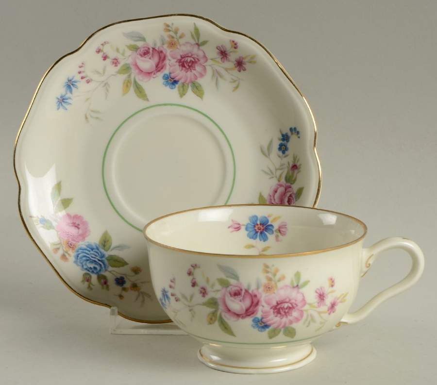 Lafayette Footed Cup & Saucer Set by Schlaggenwald-1