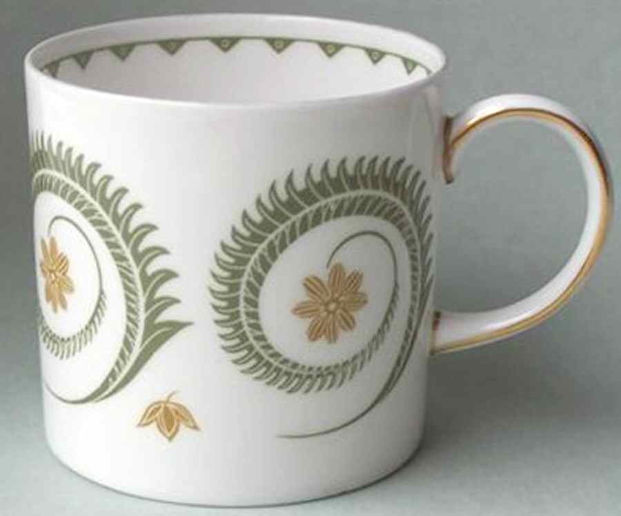 Assyrian Motiff Flat Demitasse Cup by Susie Cooper-1