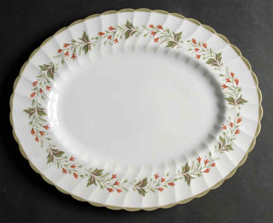 Chatsworth 13" Oval Serving Platter by Susie Cooper-1