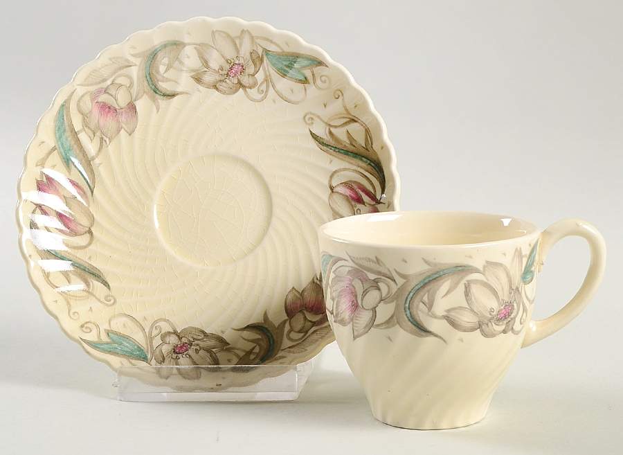 Endon Flat Demitasse Cup & Saucer Set by Susie Cooper-1