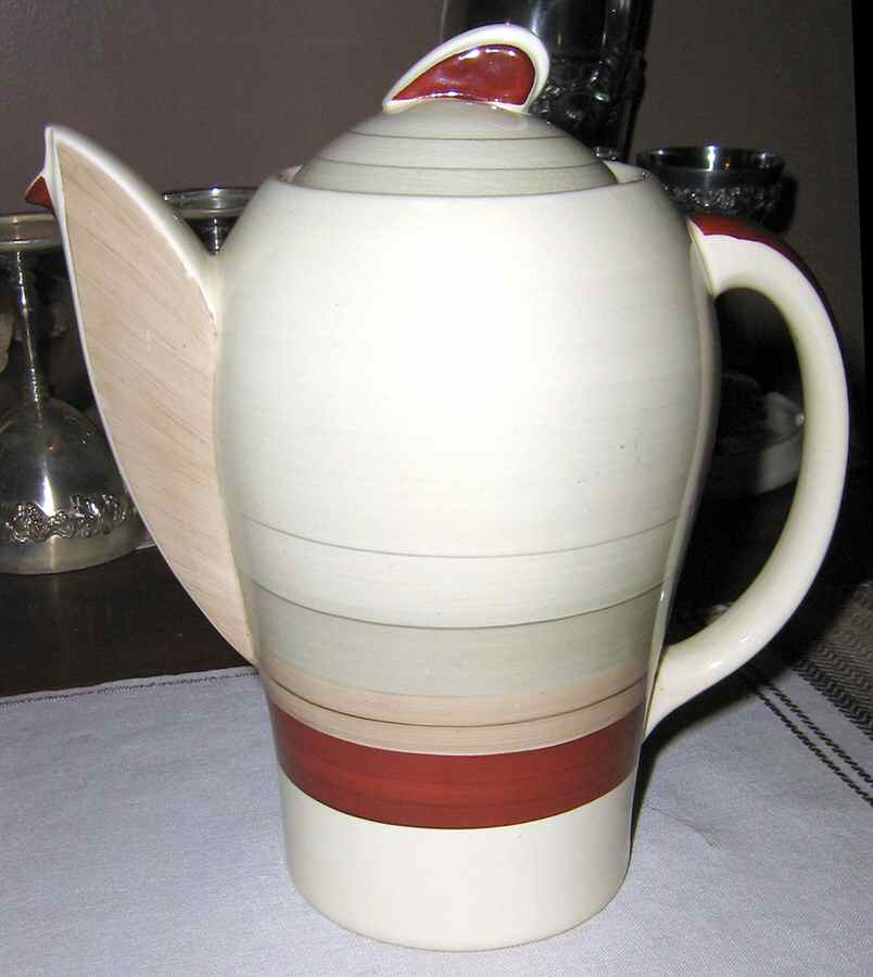 Wedding Ring Coffee Pot & Lid by Susie Cooper-1