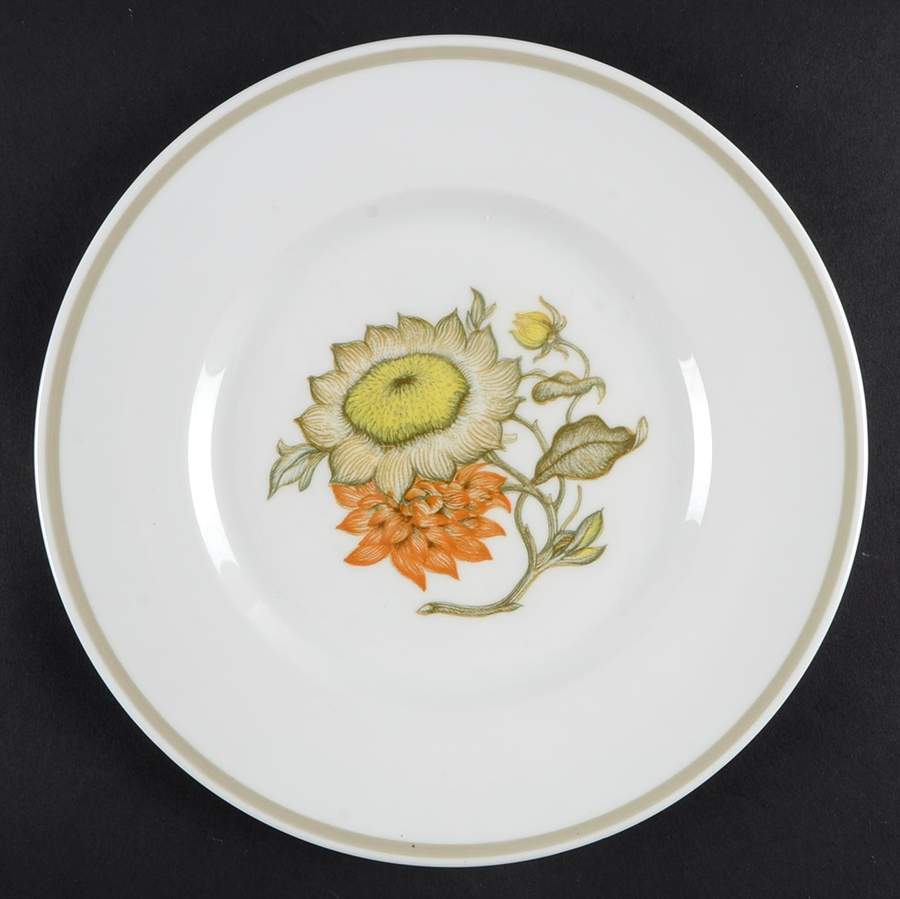Sunflower Salad Plate by Susie Cooper-1