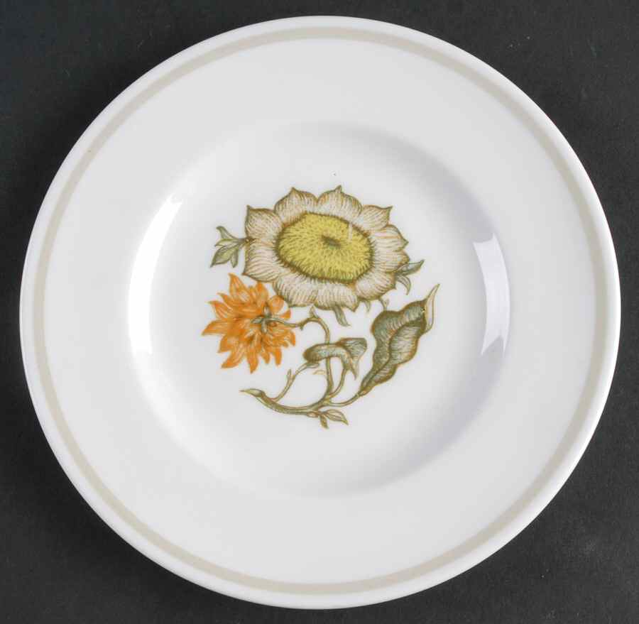 Sunflower Bread & Butter Plate by Susie Cooper-1