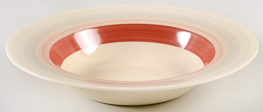 Wedding Ring Rim Soup Bowl by Susie Cooper-1