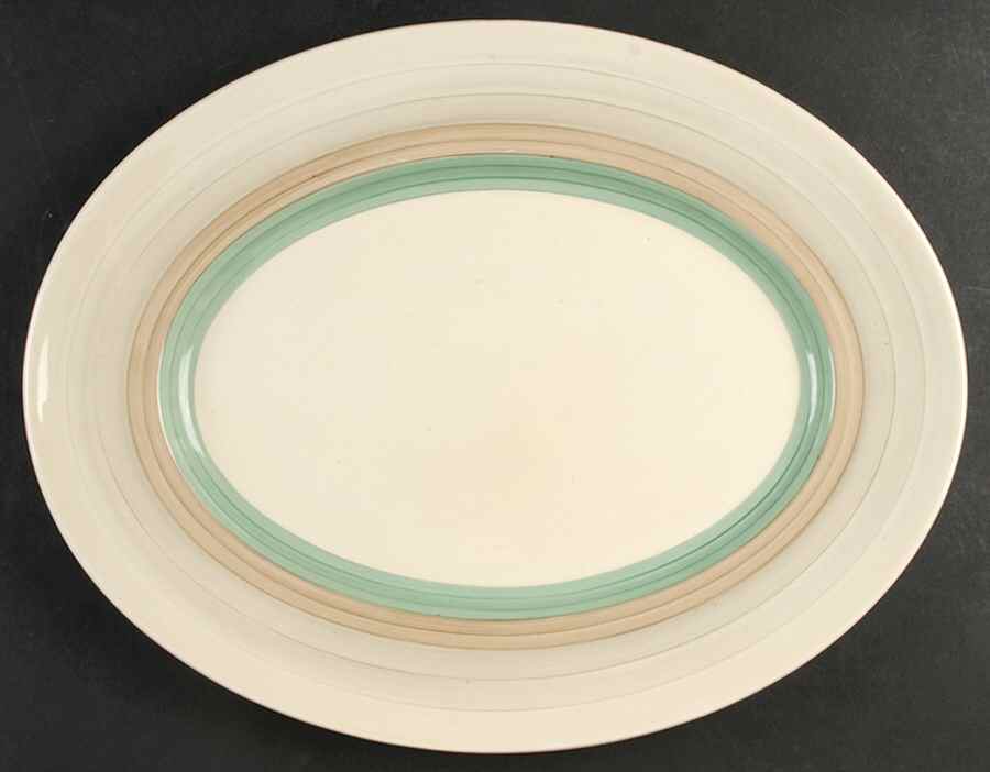 Wedding Ring 16" Oval Serving Platter by Susie Cooper-1