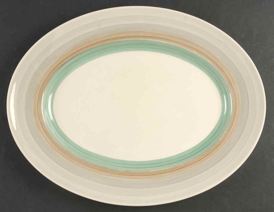 Wedding Ring 14" Oval Serving Platter by Susie Cooper-1