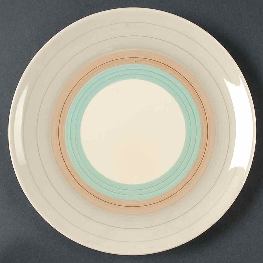 Wedding Ring Coupe Luncheon Plate by Susie Cooper-1