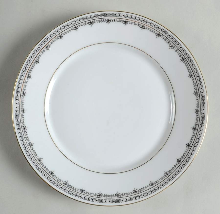 Domino Salad Plate by Scherzer-1