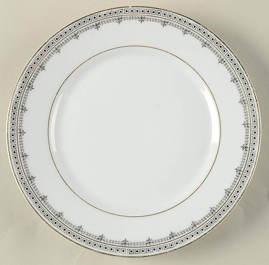 Domino Salad Plate by Scherzer-1