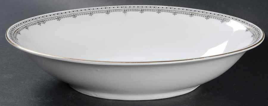 Domino 9" Oval Vegetable Bowl by Scherzer-1