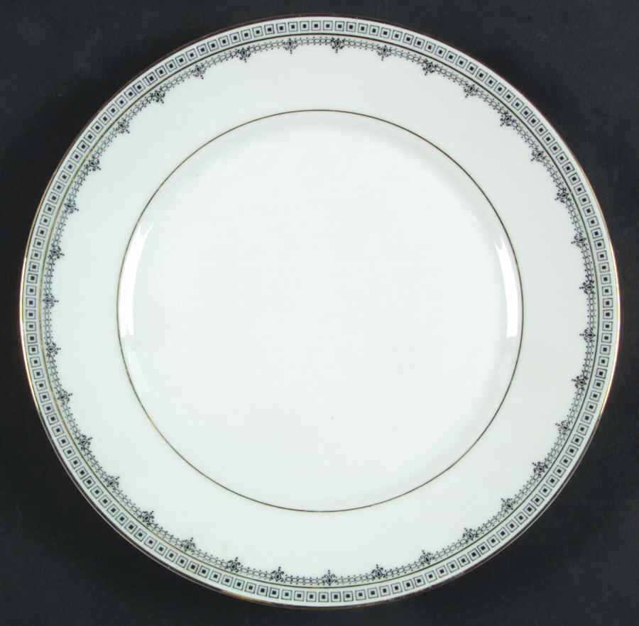 Domino Salad Plate by Scherzer-1