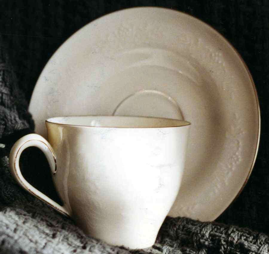 Nocturne Flat Cup & Saucer Set by Scherzer-1