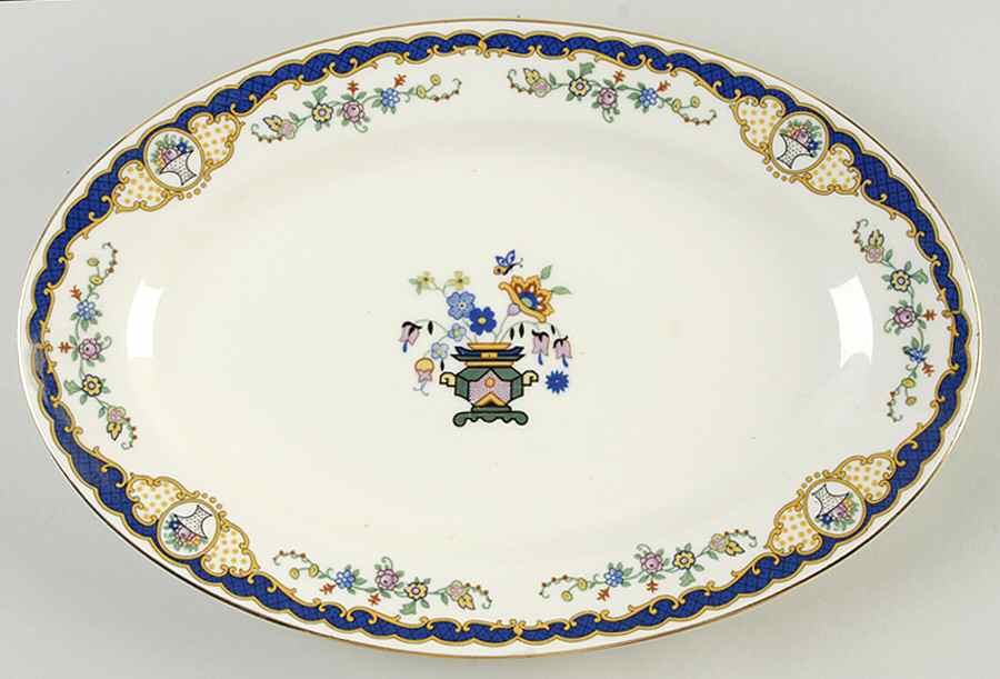 Pickwick 15" Oval Serving Platter by Scherzer-1