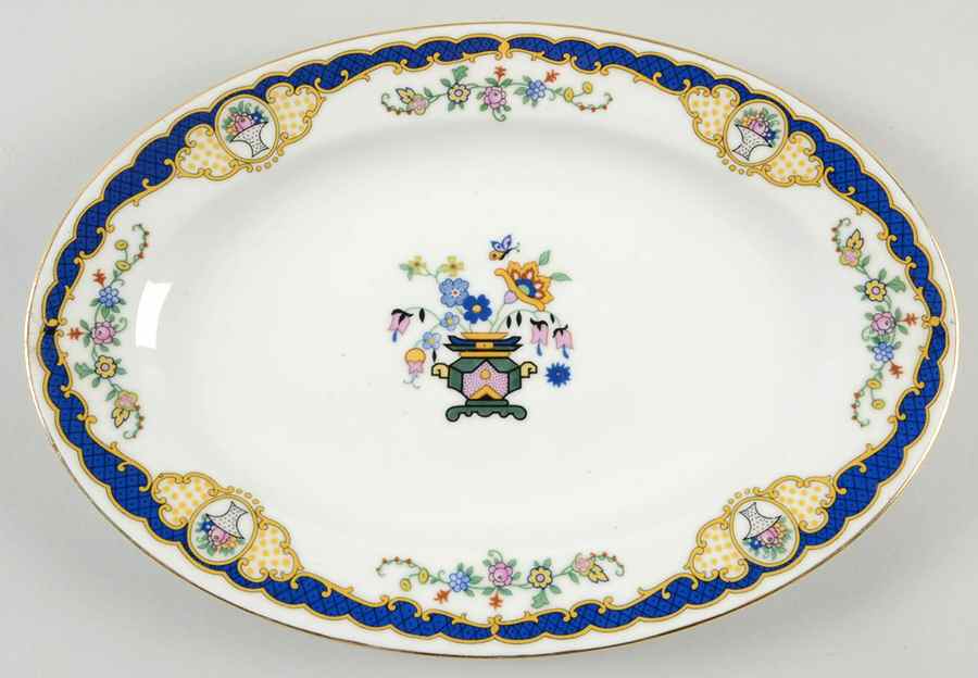 Pickwick 13" Oval Serving Platter by Scherzer-1