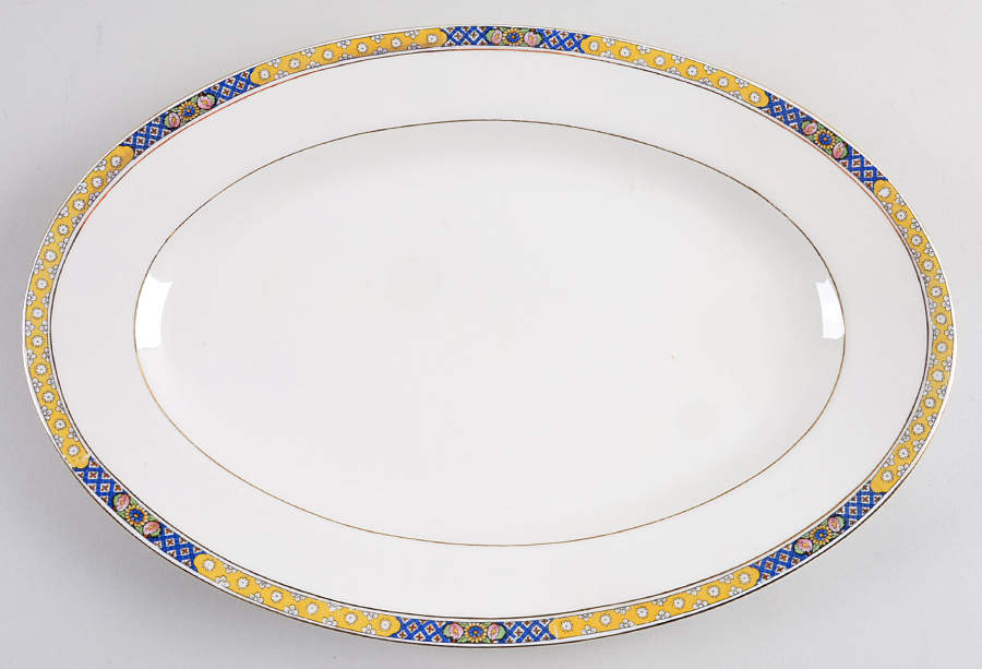 Sevilla 15" Oval Serving Platter by Scherzer-1