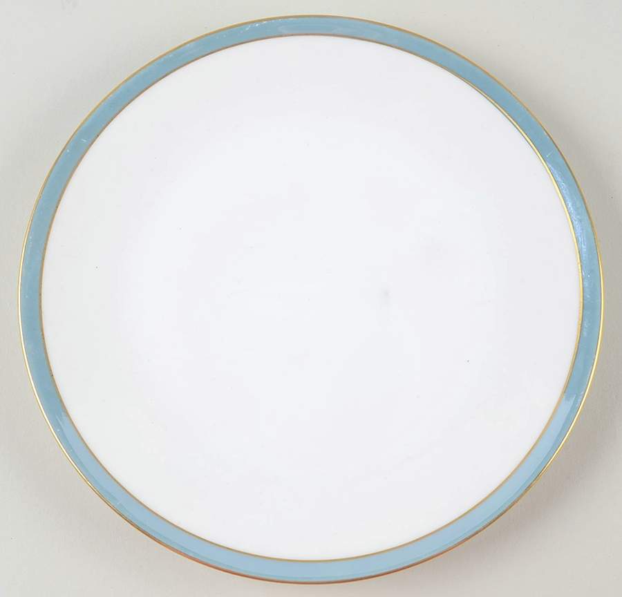 Spring Blue Salad Plate by Scherzer-1