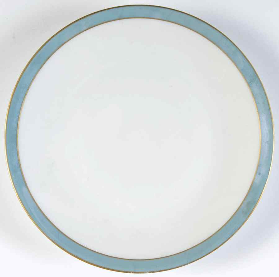 Spring Blue Bread & Butter Plate by Scherzer-1