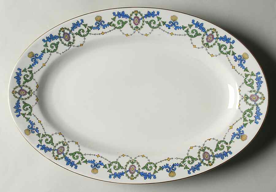 Volendam 15" Oval Serving Platter by Scherzer-1