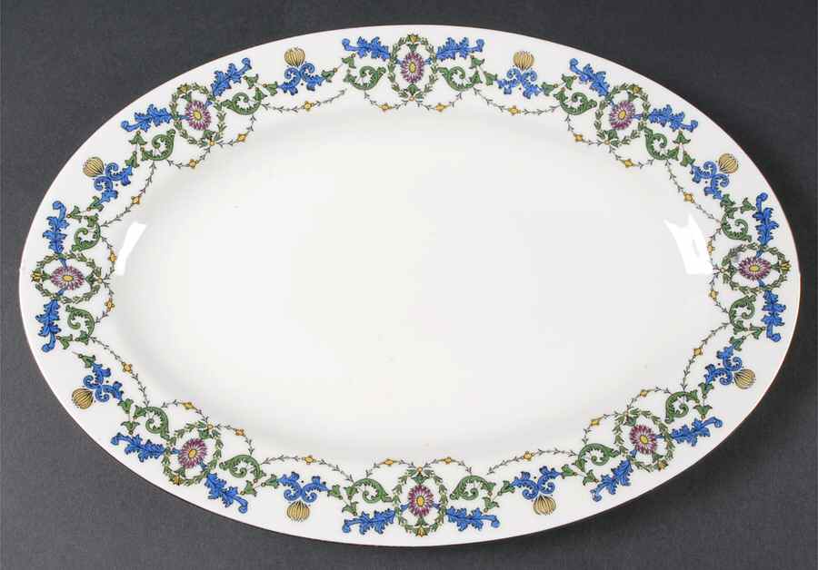 Volendam 13" Oval Serving Platter by Scherzer-1