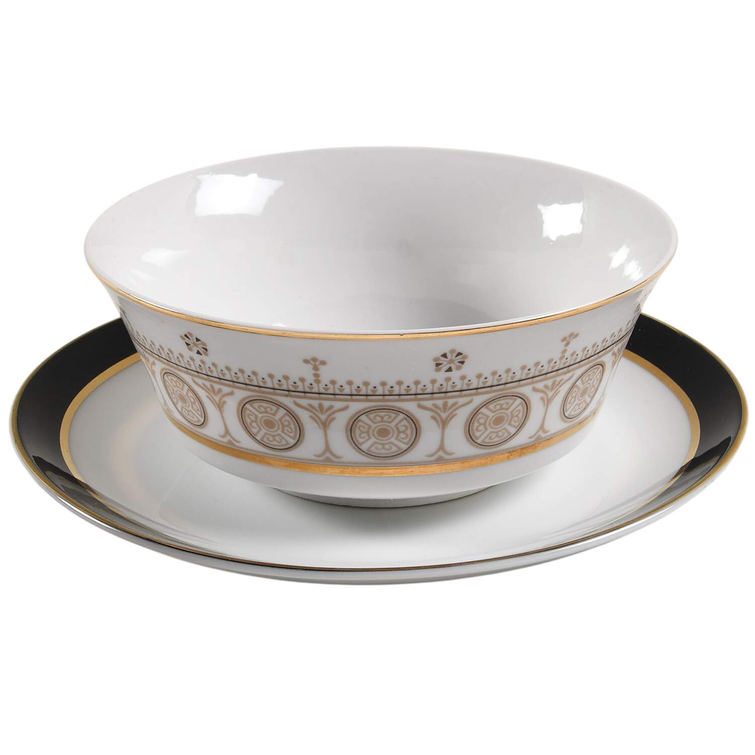Aquarius Gravy Boat & Underplate by Sears-1