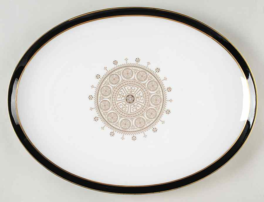 Aquarius 16" Oval Serving Platter by Sears-1