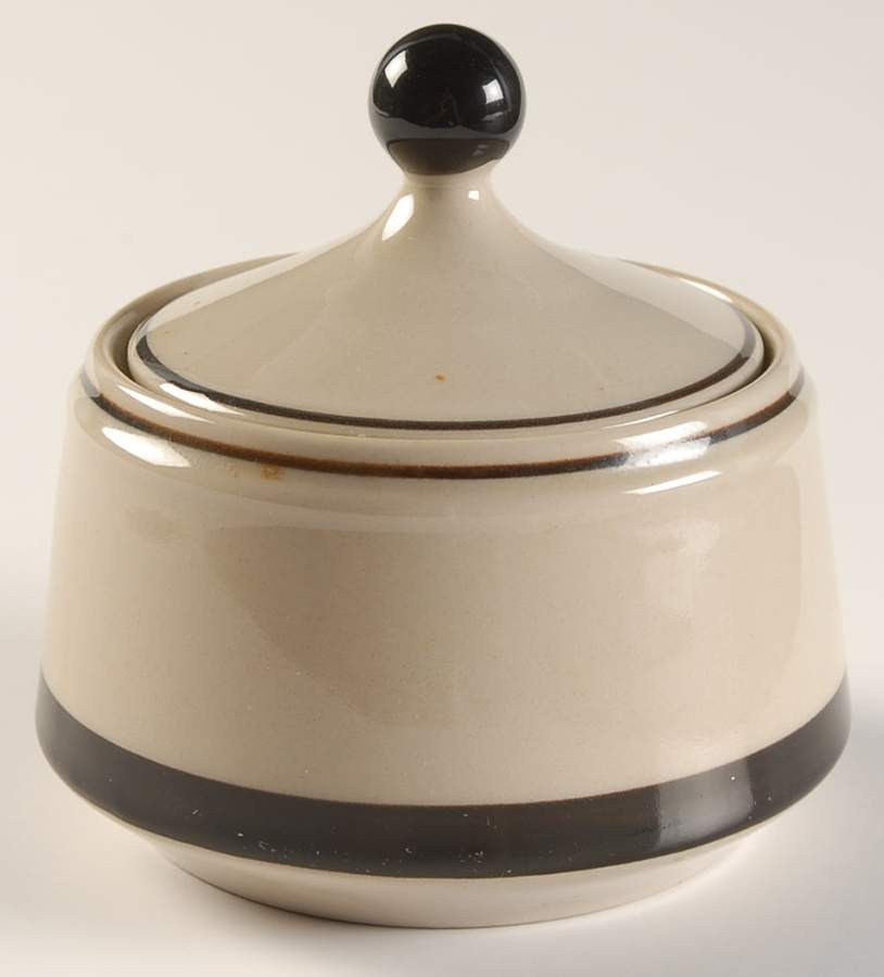 Berry Band Sugar Bowl & Lid by Sears-1
