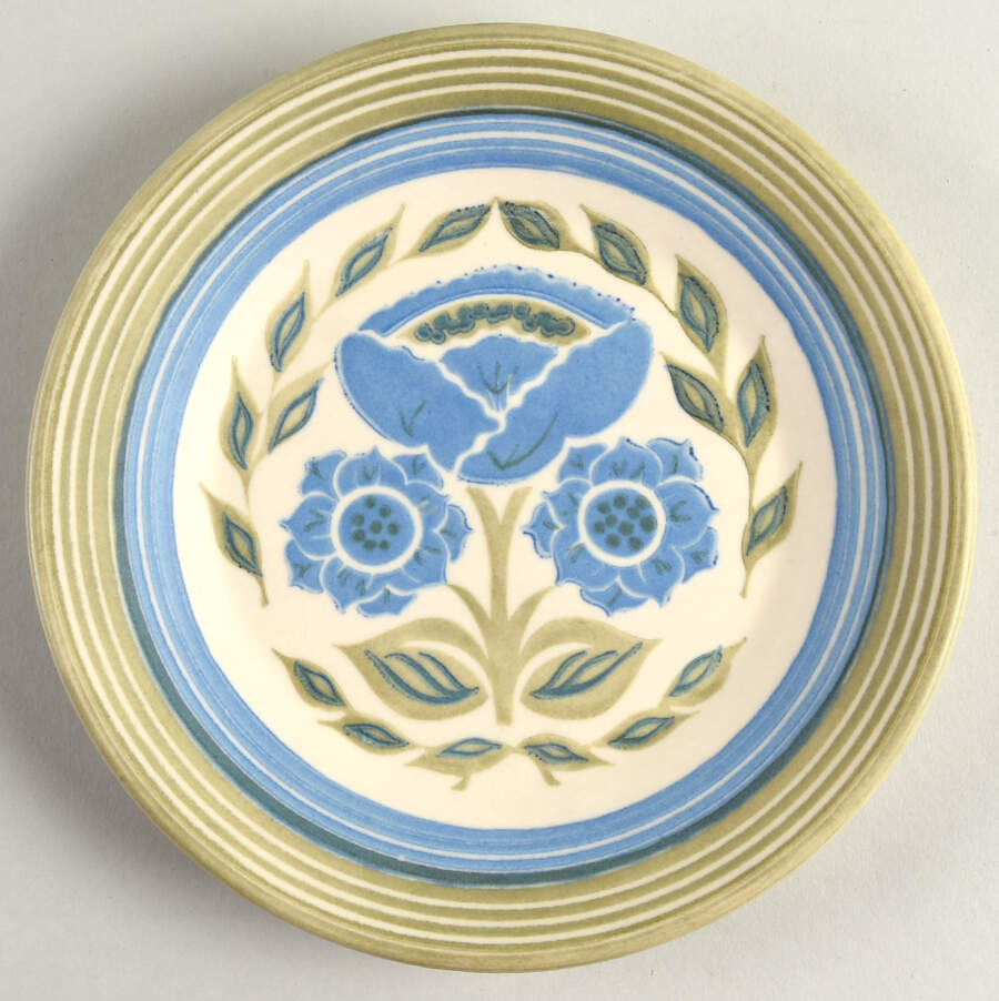 Blue Mosque Salad Plate by Sears-1