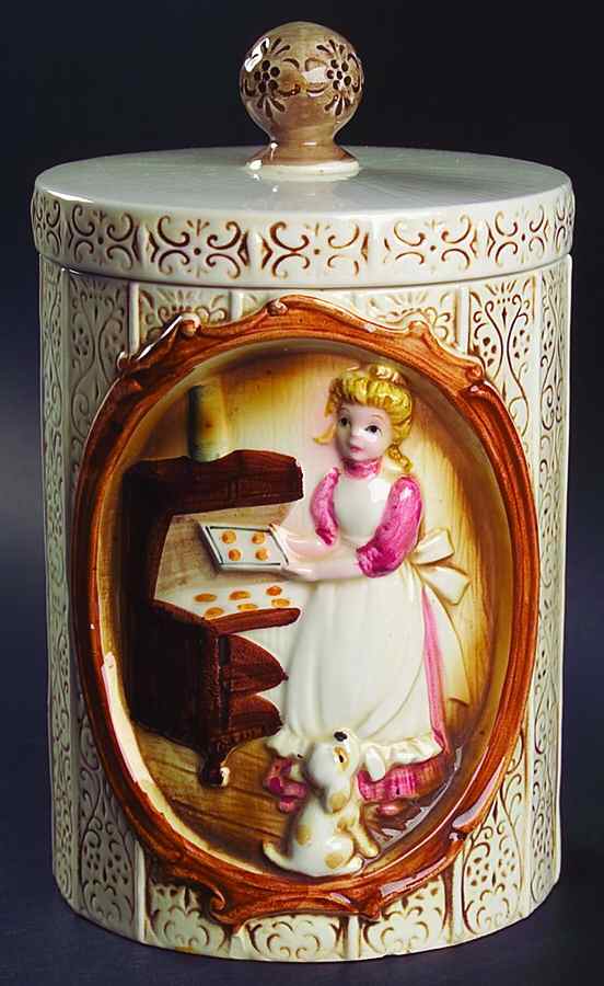 Country Coordinates Sugar Canister & Lid by Sears-1