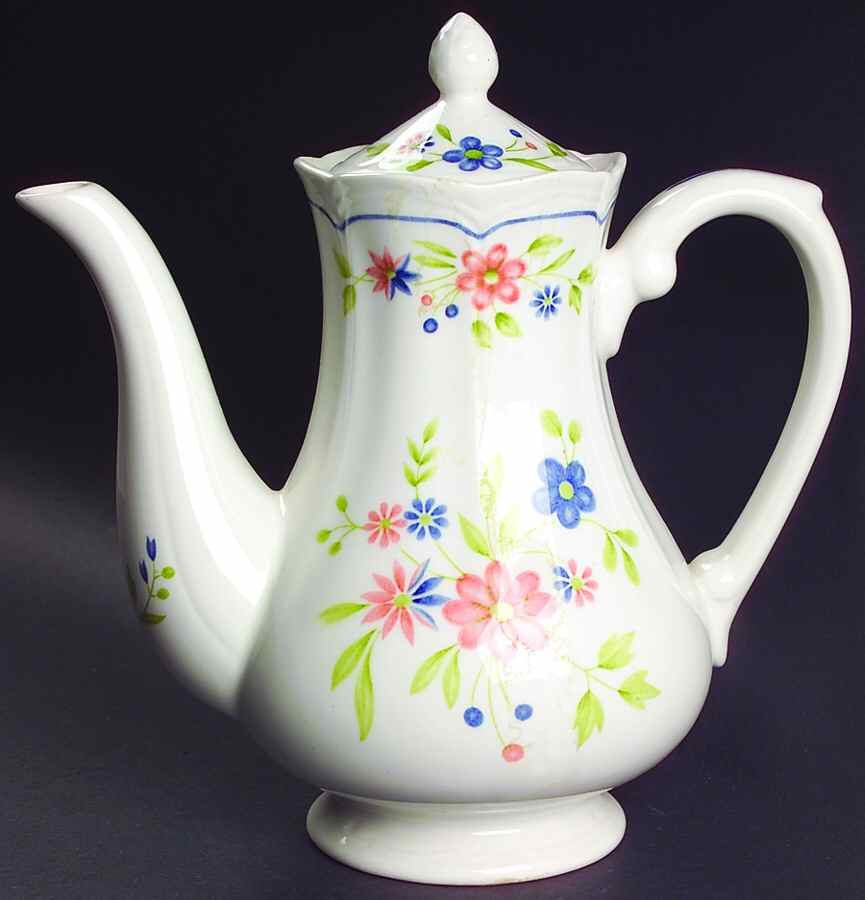 Country French Coffee Pot & Lid by Sears-1