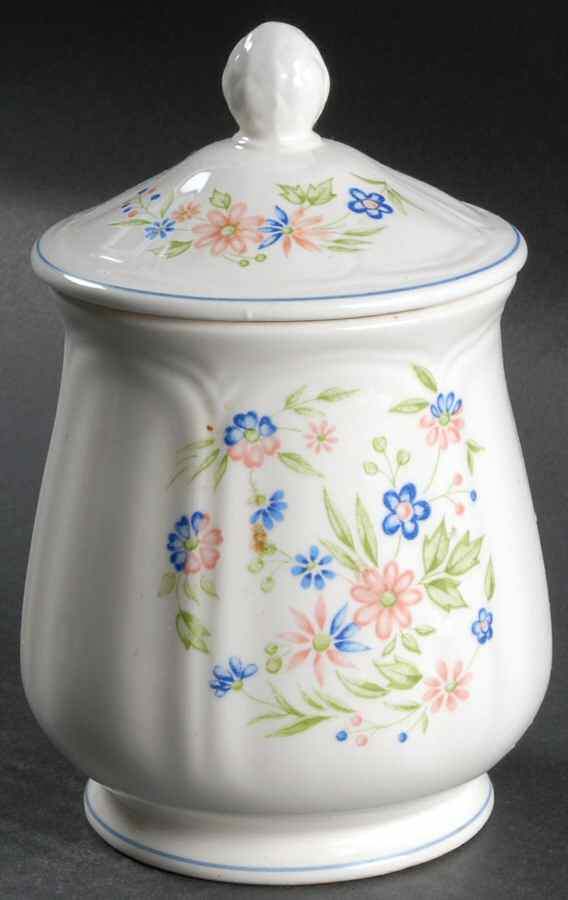 Country French Small Canister & Lid by Sears-1