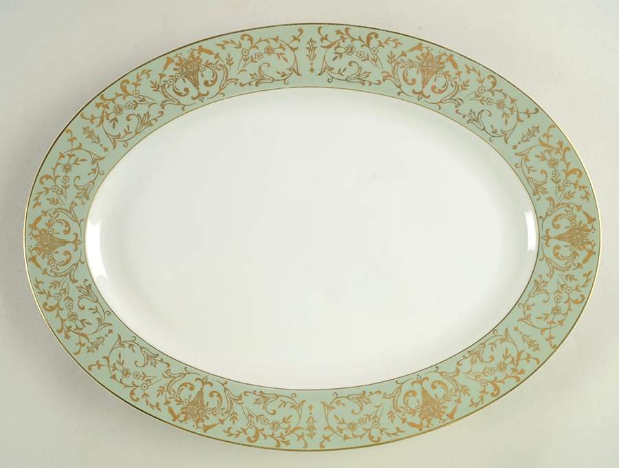 Coronation 14" Oval Serving Platter by Sears-1