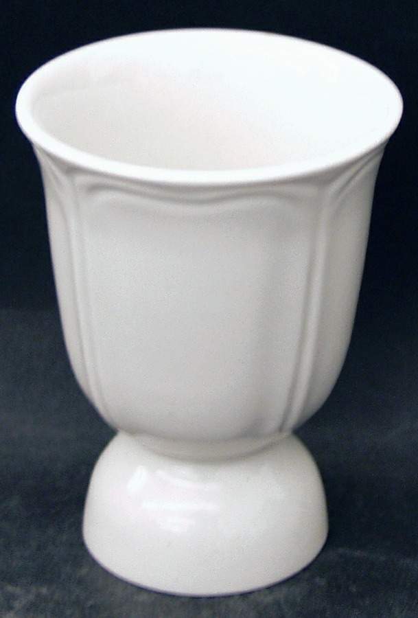 Federalist White Double Egg Cup by Sears-1