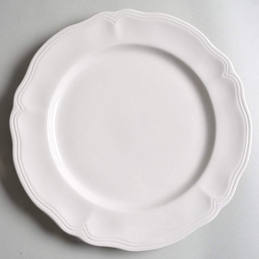 Federalist White 12" Chop Plate (Round Platter) by Sears-1