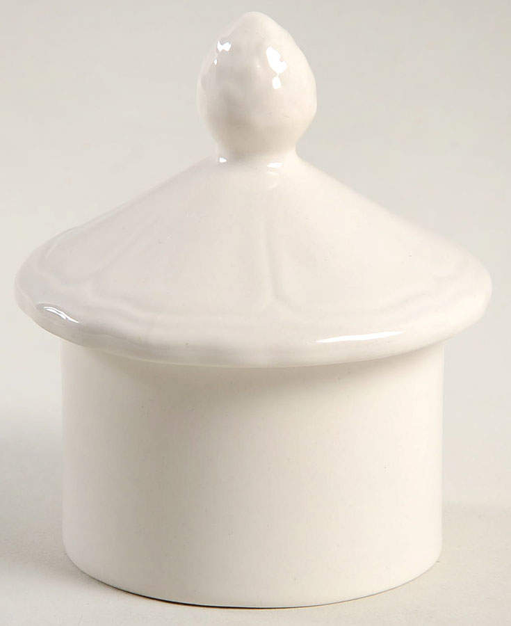 Federalist White Lid for Teapot by Sears-1