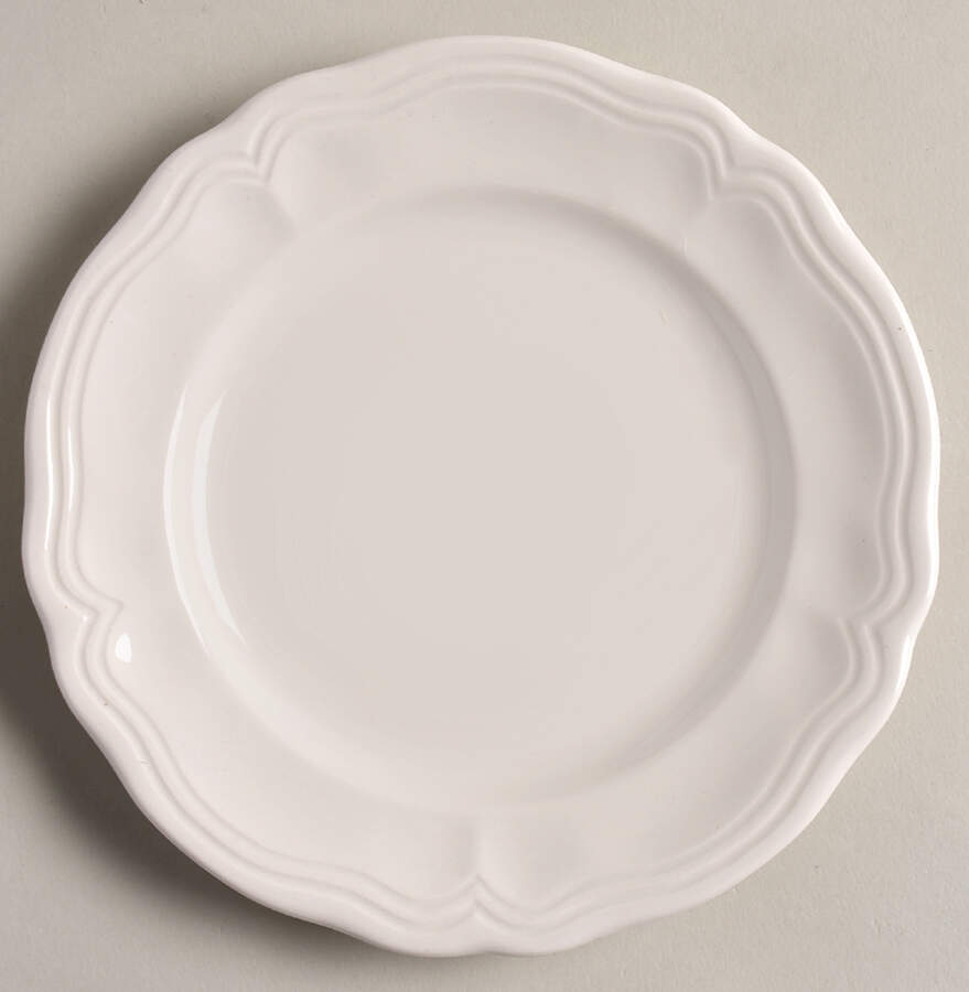 Federalist White Bread & Butter Plate by Sears-1