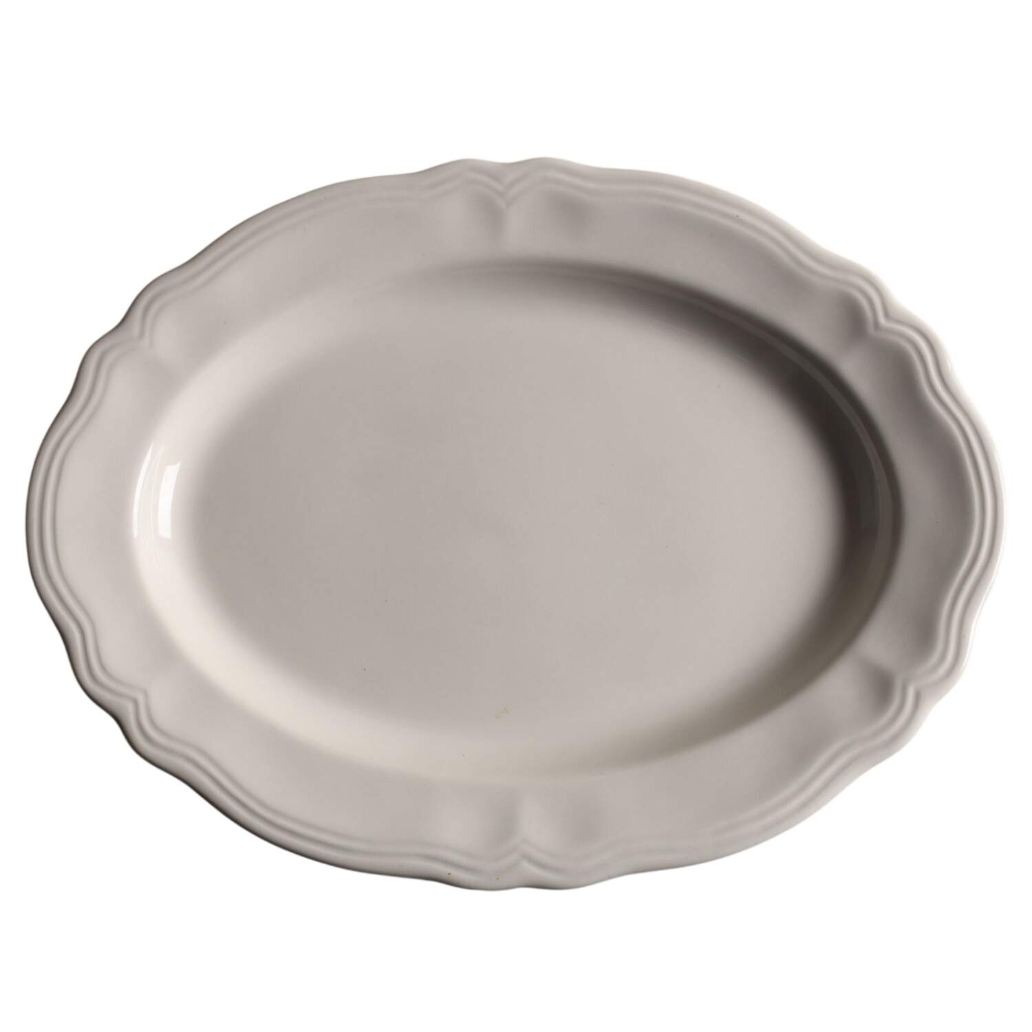 Federalist White 12" Oval Serving Platter by Sears-1