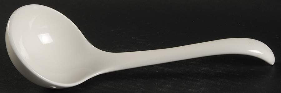 Federalist White Tureen Ladle by Sears-1