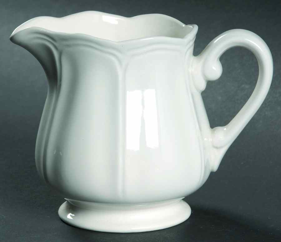 Federalist White Creamer by Sears-1