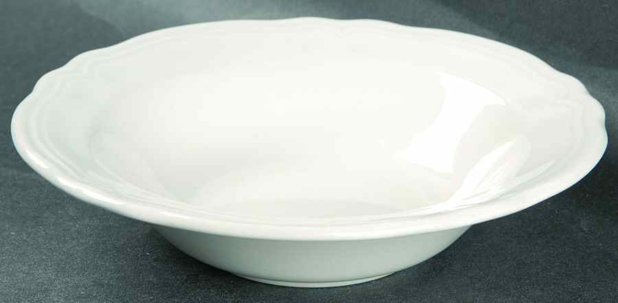 Federalist White Rim Fruit/Dessert (Sauce) Bowl by Sears-1