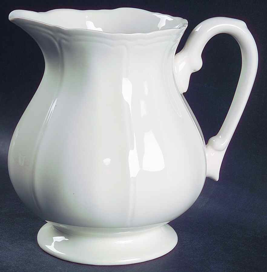 Federalist White 40 Oz Pitcher by Sears-1