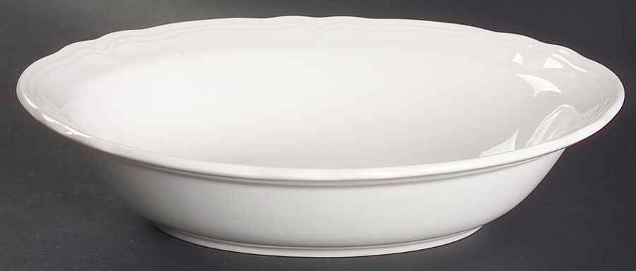 Federalist White 10" Oval Vegetable Bowl by Sears-1