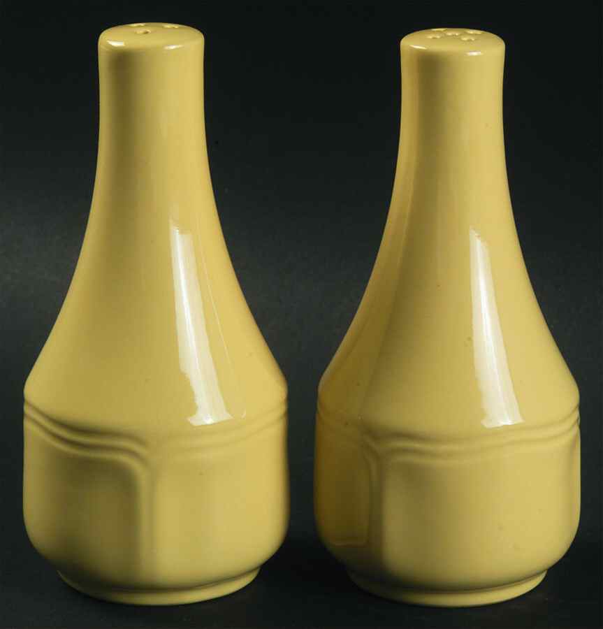 Federalist Buttercup Yellow (4239) Salt & Pepper Set by Sears-1