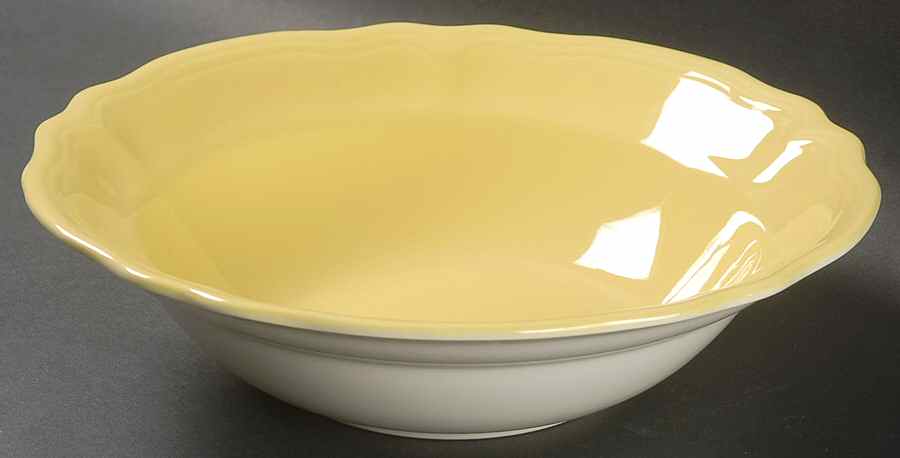 Federalist Buttercup Yellow (4239) 9" Round Vegetable Bowl by Sears-1