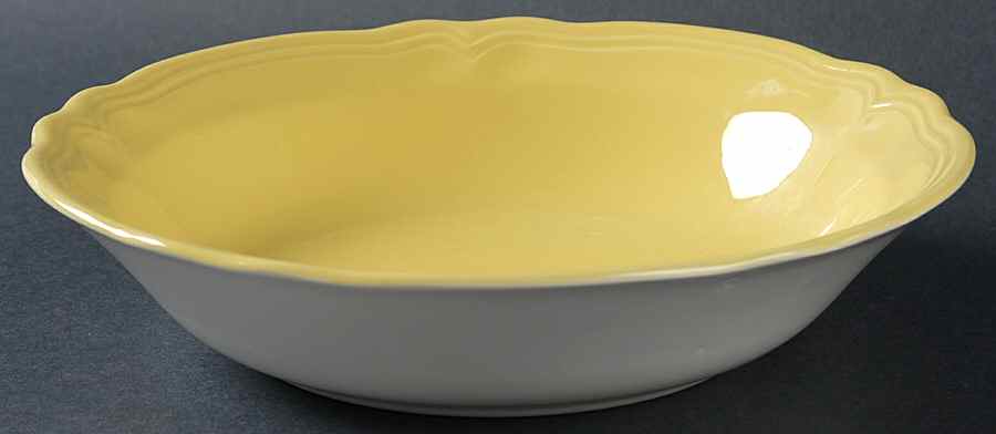 Federalist Buttercup Yellow (4239) Coupe Soup Bowl by Sears-1