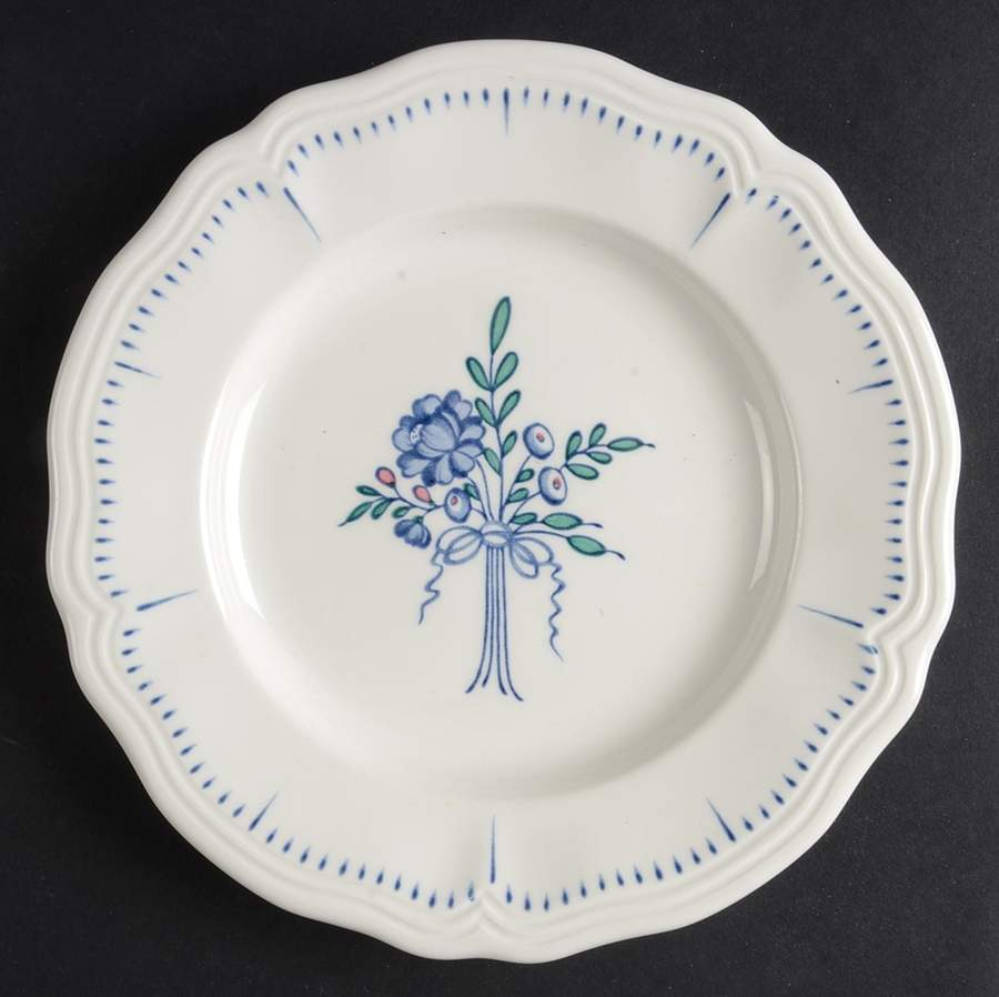 Floral Bouquet Salad Plate by Sears-1