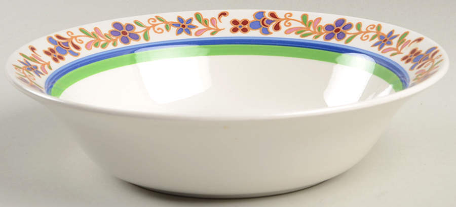 Floral Ring 9" Round Vegetable Bowl by Sears-1